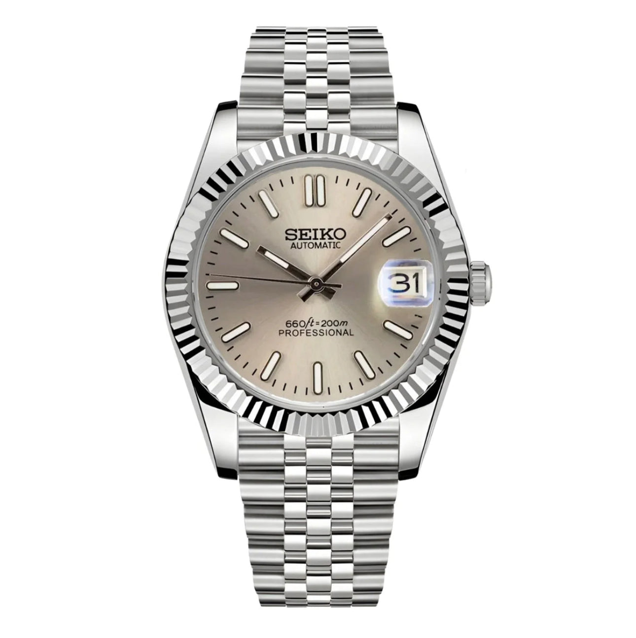 Seiko Mod Datejust Classic Bronze
