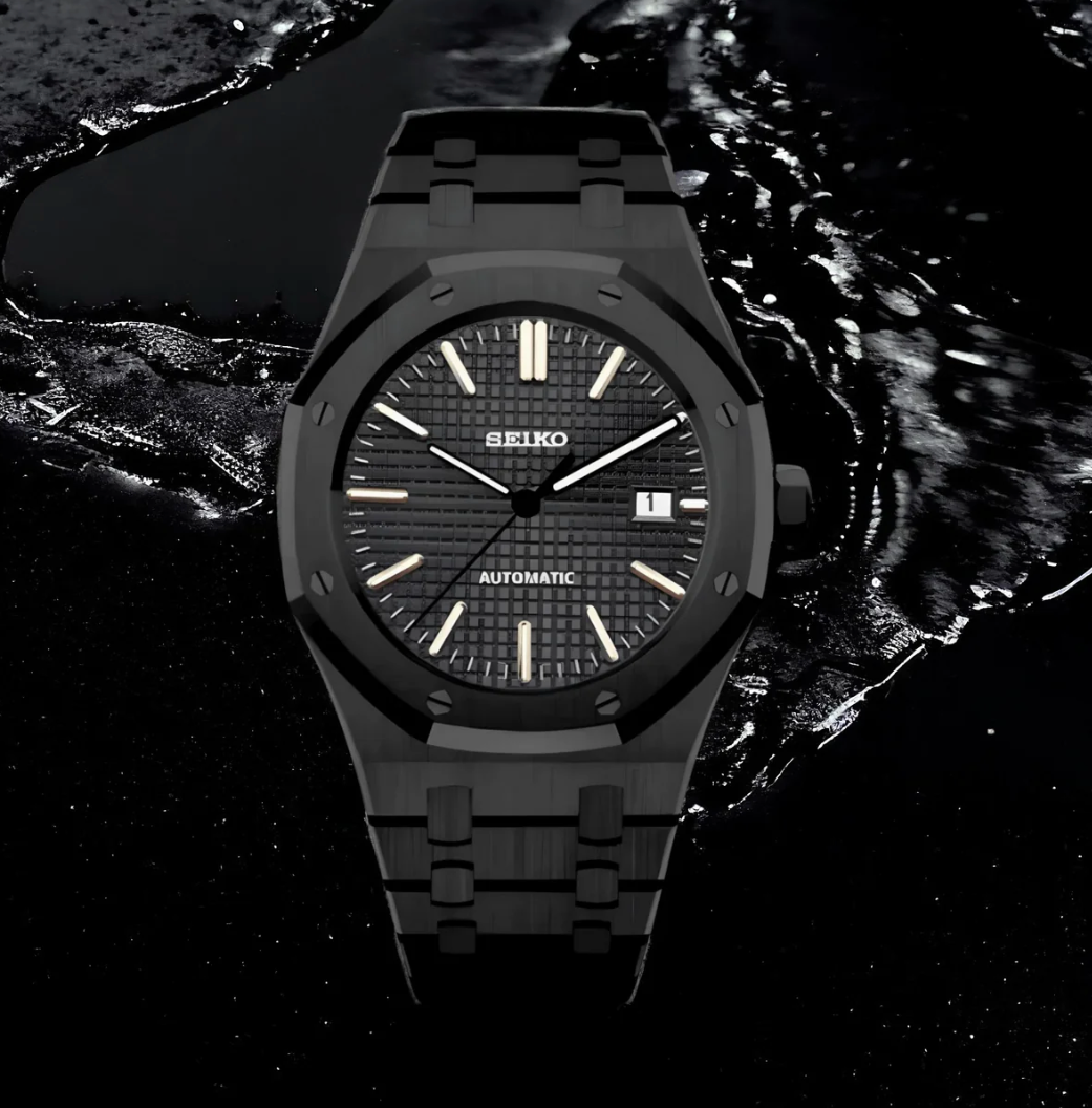 Seiko Mod Royal Oak Classic Black