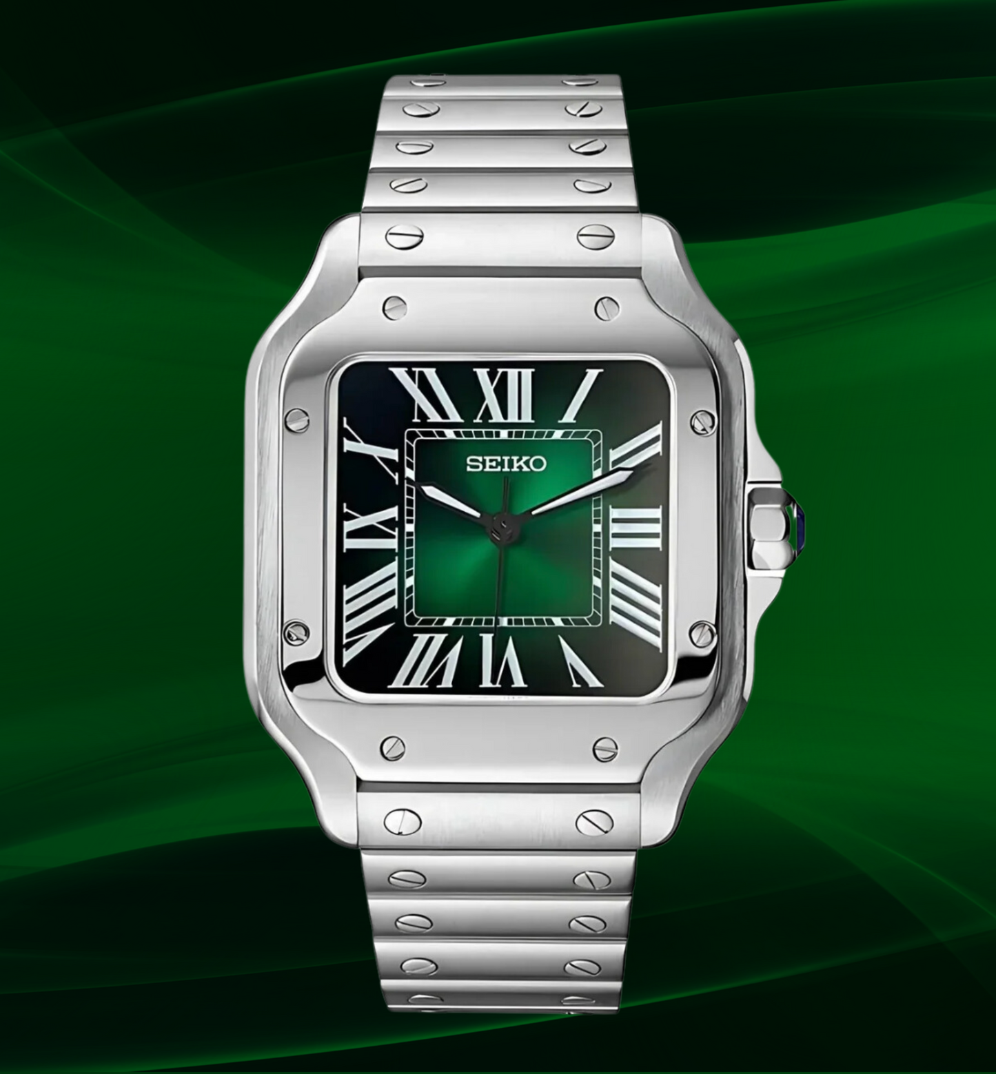 Seiko Mod Santos Green