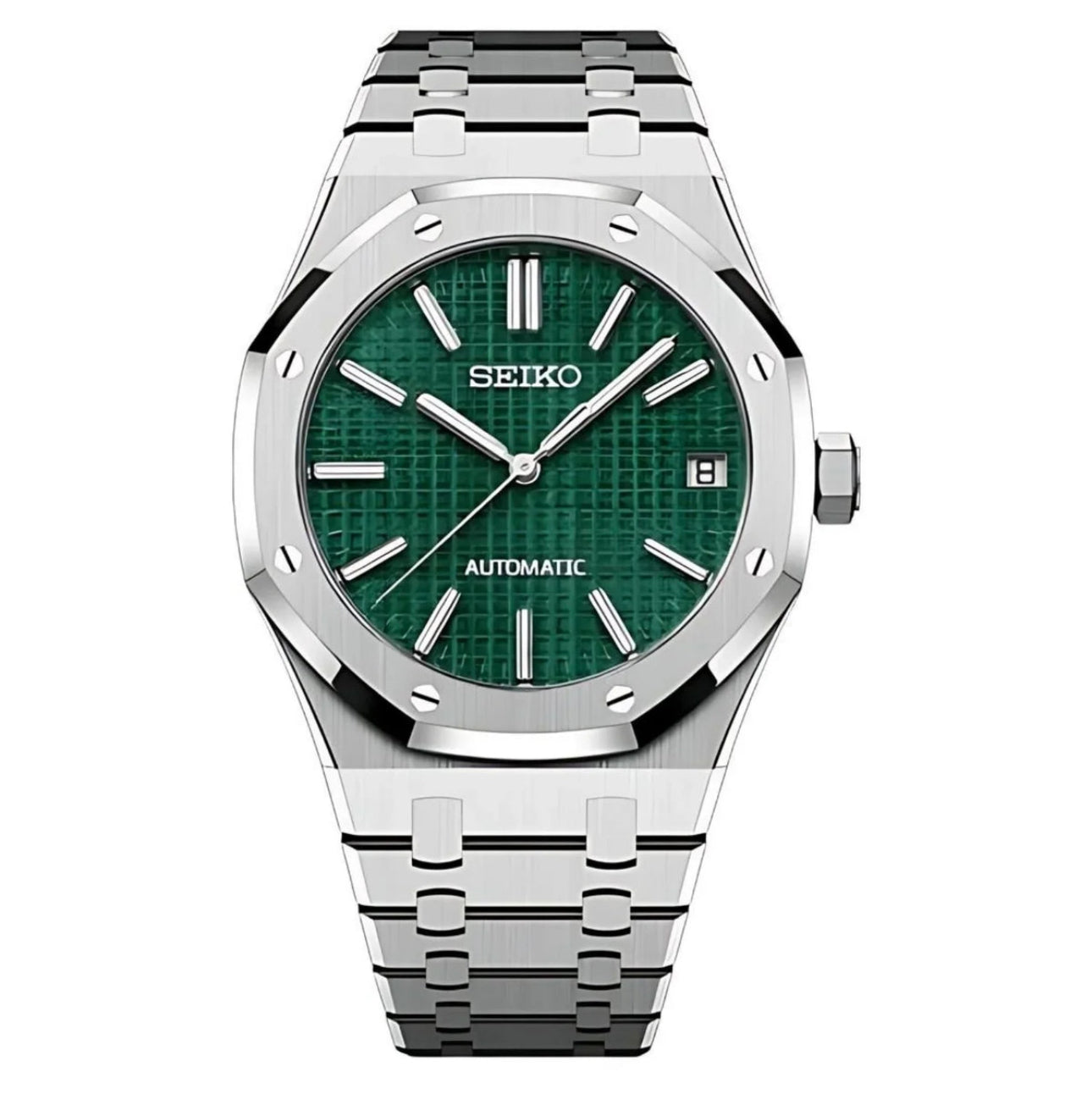 Seiko Mod Royal Oak Green