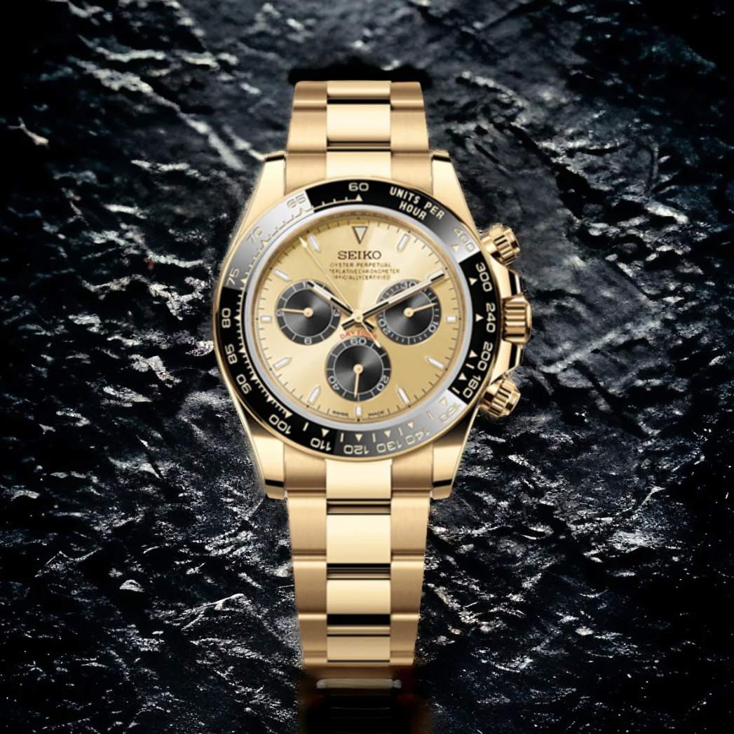 Seiko Mod Daytona Gold