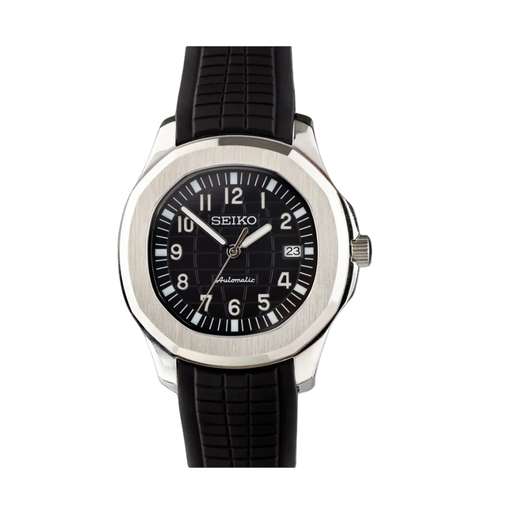 Seiko Mod Aquanaut Silver Black