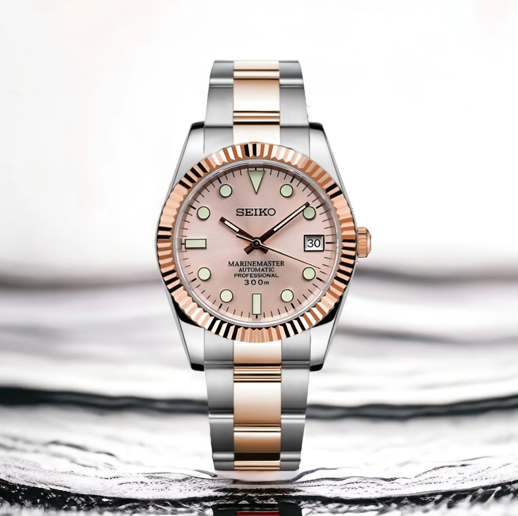 Seiko Mod Datejust Pink Panther