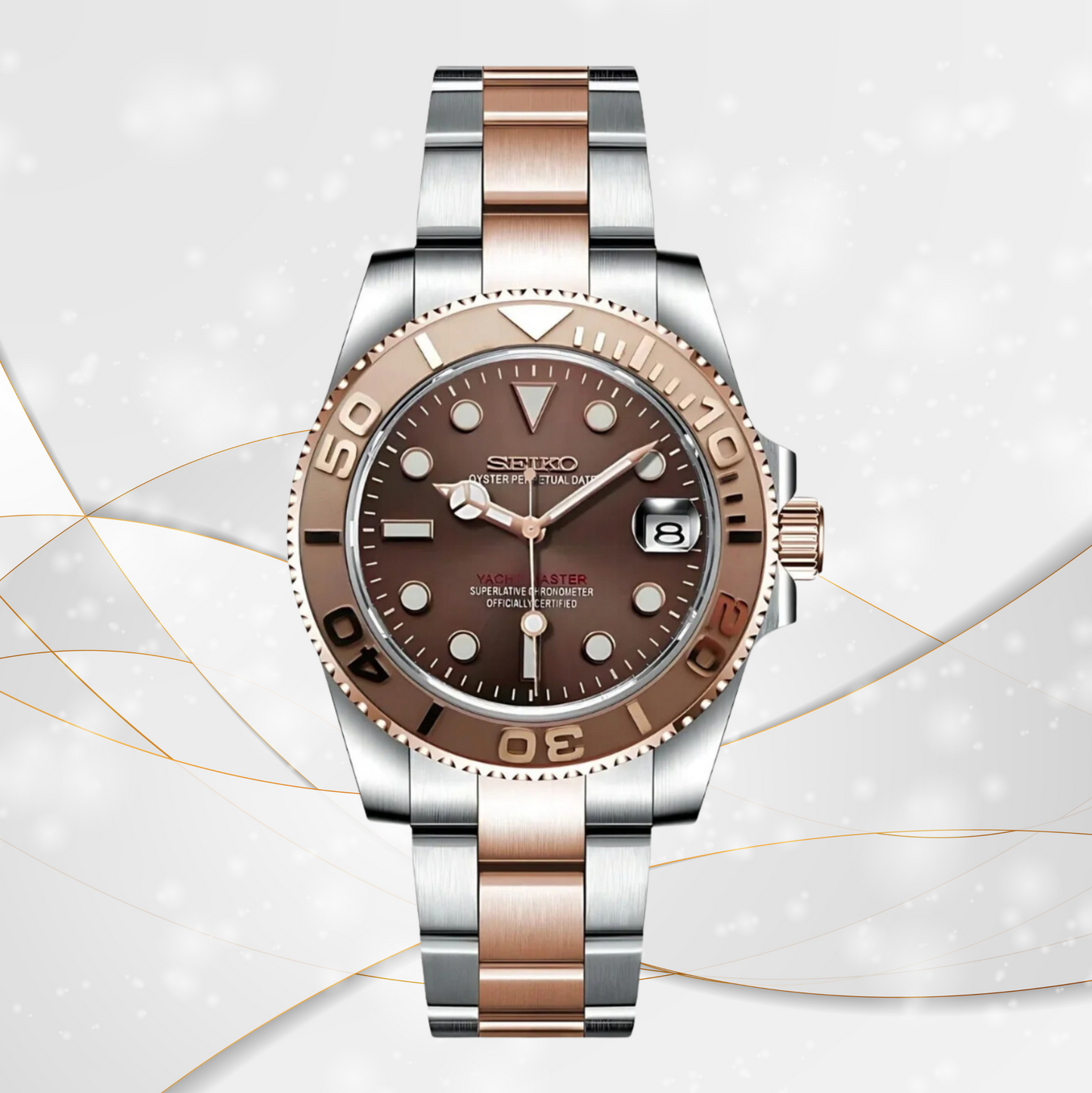 Seiko Mod Yacht Master Rose