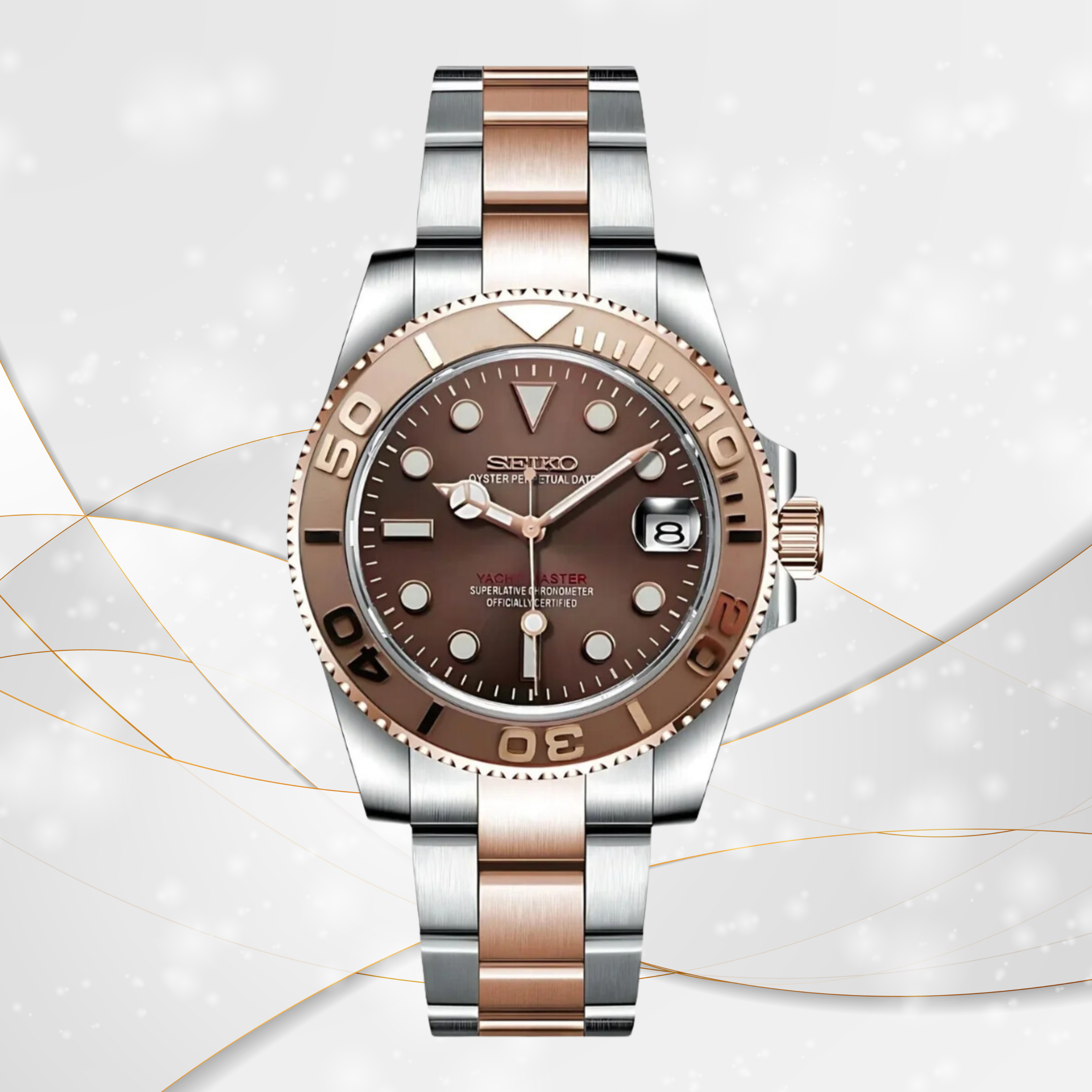 Seiko Mod Yacht Master Rose